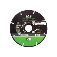 Lame à tronçonner diamantée pour métal 4 1/2" - Professionnel - échangeable