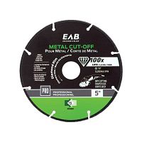 Lame à tronçonner diamantée pour métal 5" - Professionnel - échangeable