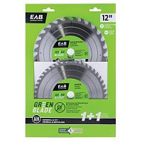 12&quot; x 28 & 48 Teeth Framing Combo (2 Pc Multipack)  Saw Blade Recyclable Exchangeable