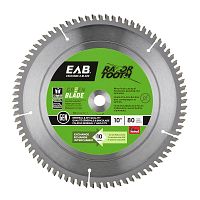 10&quot; x 80 Teeth Finishing Green Blade RazorTooth&reg;   Saw Blade Recyclable Exchangeable