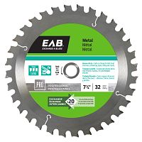 7 1/4" x 32 Teeth Metal Cutting  Professional Saw Blade Recyclable Exchangeable