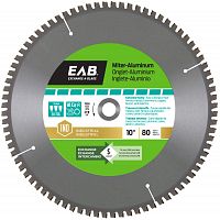 10&quot; x 80 Teeth Metal Cutting Miter Aluminum  Industrial Saw Blade Recyclable Exchangeable