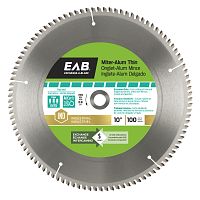10&quot; x 100 Teeth Metal Cutting Miter Aluminum  Industrial Saw Blade Recyclable Exchangeable