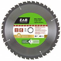 8 1/2" x 40 Teeth Finishing Miter  Industrial Saw Blade Recyclable Exchangeable