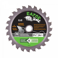 5 3/8&quot; x 24 Teeth Framing Razor Back&reg;   Professional Saw Blade Recyclable Exchangeable