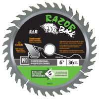 6&quot; x 36 Teeth Finishing Razor Back&reg;  Professional Saw Blade Recyclable Exchangeable