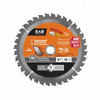 6 1/2" x 36 Teeth Finishing Razor Back&reg; Thin  Professional Saw Blade Recyclable Exchangeable