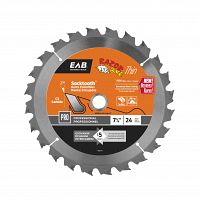 7 1/4" x 24 Teeth Framing Razor Back&reg; Thin  Professional Saw Blade Recyclable Exchangeable