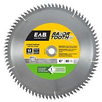 10" x 80 Teeth Finishing RazorTooth&reg;   Professional Saw Blade Recyclable Exchangeable