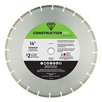 14" Segmented Rim Concrete Yellow  Diamond Blade Recyclable Exchangeable