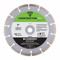 Hoja de Diamante Segmentada 7" Construction Pro - Intercambiable