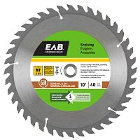 10" x 40 Teeth Finishing Shelving   Saw Blade Recyclable Exchangeable