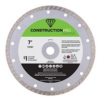 Hoja de Diamante Turbo 7" Construction Pro - Intercambiable