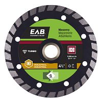 4 1/2&quot; Turbo Rim Concrete Black Industrial Diamond Blade Recyclable Exchangeable