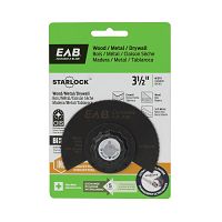 3 1/2" Bimetal Wood, Metal & Drywall - Starlock Industrial Oscillating Accessory - Exchangeable