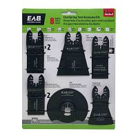  Multi Material  (8 Pc Multipack)  Professional Oscillating Accessory Recyclable Exchangeable