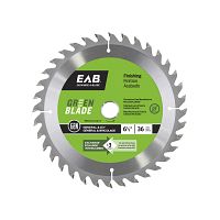 6 1/2" x 36 Teeth Finishing Green Blade   Saw Blade Recyclable Exchangeable