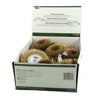  x 1/4" Shank Carbon Steel   Wire Cup/Wire Wheel (36 Pc Multipack)   