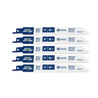 6&quot; x 18 tpi Bimetal (5 Pack) Professional Reciprocating Blade Recyclable 