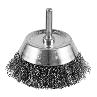 Brosse coupe à fils ondulés en carbone 3" x 1/4" - recyclable