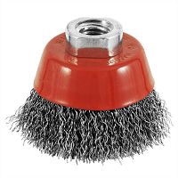 Brosse coupe à fils ondulés en carbone 2 1/2" x 5/8"-11mm - recyclable