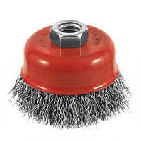 Brosse coupe à fils ondulés en carbone 3" x 5/8" -11mm - recyclable