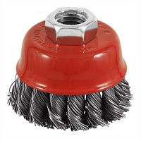 Brosse coupe à fils noués en carbone 2 1/2" x 5/8"-11mm - recyclable