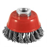 Brosse coupe à fils noués en carbone 3" x M14 x 2.0 - recyclable