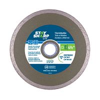 4 1/2&quot; Continuous Rim Ceramic Tile Bronze  Diamond Blade Recyclable 