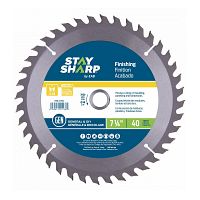 7 1/4" x 40 Teeth Finishing   Saw Blade Recyclable 